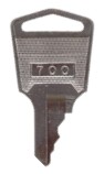 Amano BX-1500 Time Clock Key